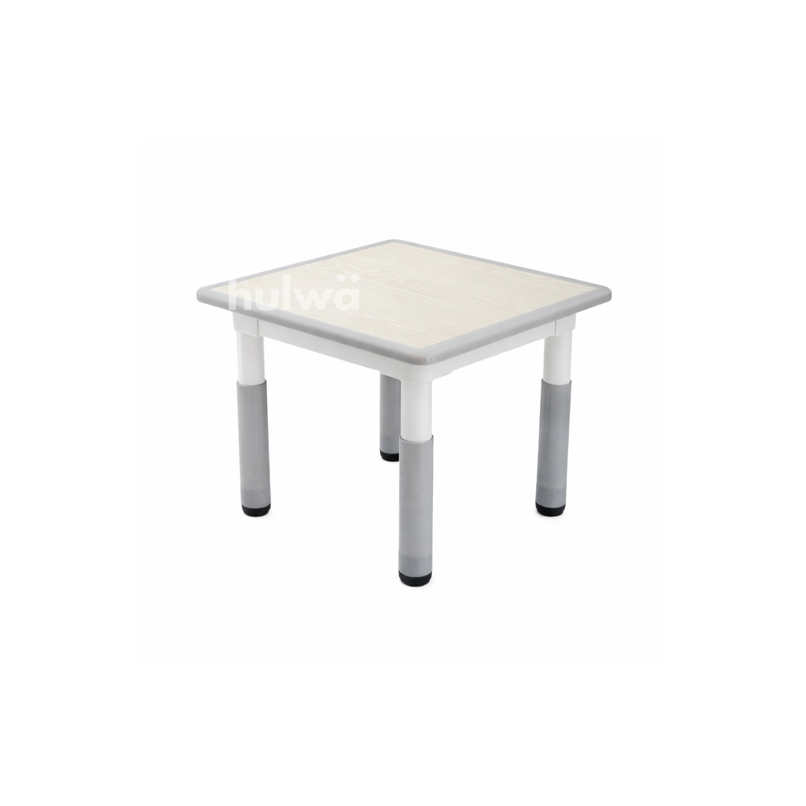 Hover Meja Grafitti 60 x 60 + 2 Kursi Abu-Abu