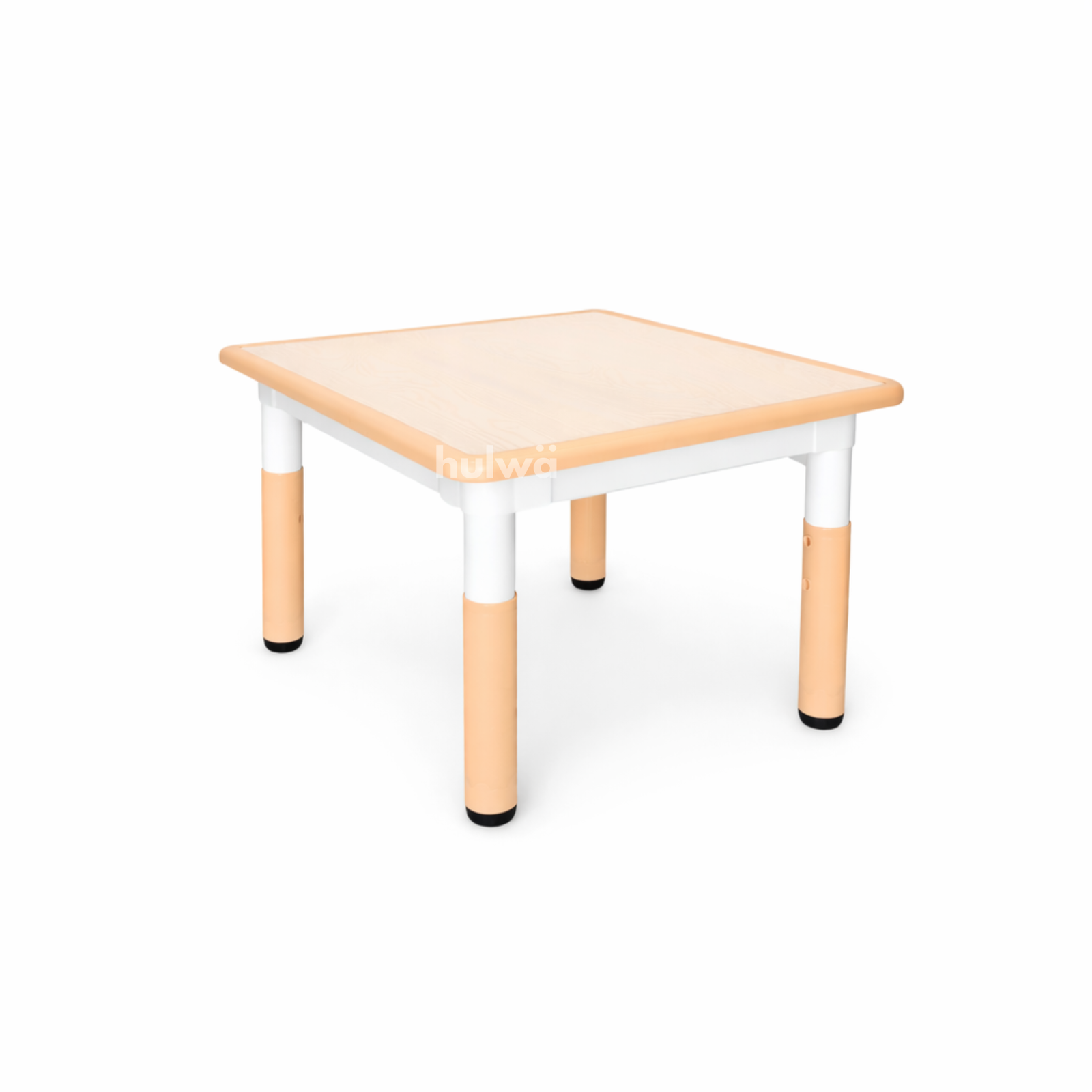 Hover Meja Grafitti 80 x 60 + 4 Kursi Natural